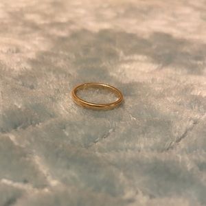 RESERVED14k gold-plated band ring